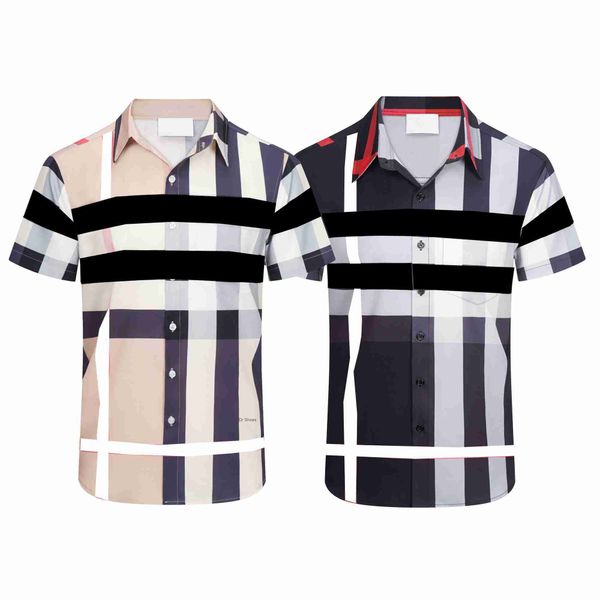 summer men's short-sleeved shirts with women designers to europe and america popular classic plaid leisure fashion high-grade cotton cl, White;black
summer men's short-sleeved shirts with women designers to europe and america popular classic plaid leisure fashion high-grade cotton cl, White;black