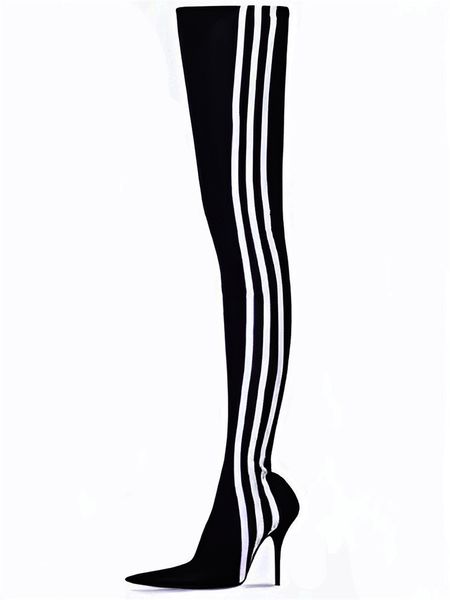 2023 new style knee boots sheepskin leather pillage toe thigh-high booties casual dress shoes stiletto heels elastic cotton colourful mixed, Black
2023 new style knee boots sheepskin leather pillage toe thigh-high booties casual dress shoes stiletto heels elastic cotton colourful mixed, Black