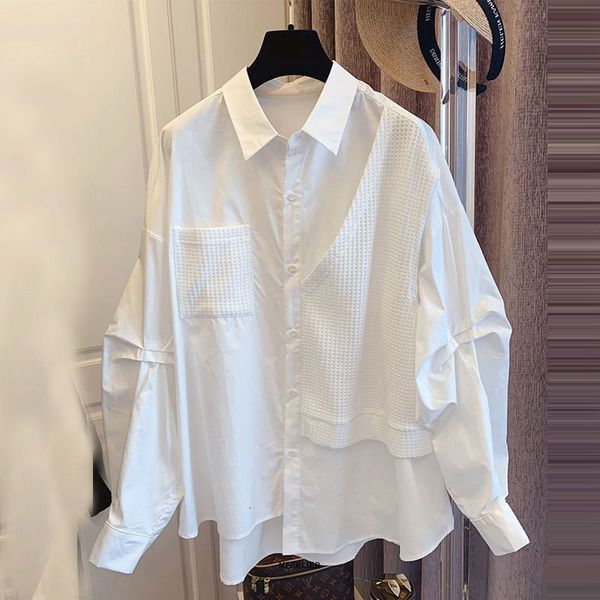 women's blouses shirts big size 6xl 150kg spring women white black shirt loose ladies large blouse pocket long sleeve casual blause fem
women's blouses shirts big size 6xl 150kg spring women white black shirt loose ladies large blouse pocket long sleeve casual blause fem