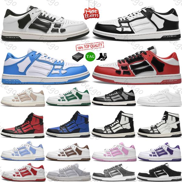 with box designer men athletic shoes skelet bones runner women men sports retro sneakers amiri skel low casual shoes lace up trainer amiris
with box designer men athletic shoes skelet bones runner women men sports retro sneakers amiri skel low casual shoes lace up trainer amiris
