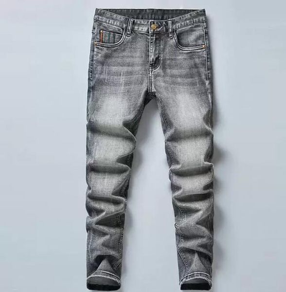 designer men's jeans fashion luxury slim elastic bee brand business pants trousers classic style male denim leisure trousers big yards, Blue
designer men's jeans fashion luxury slim elastic bee brand business pants trousers classic style male denim leisure trousers big yards, Blue