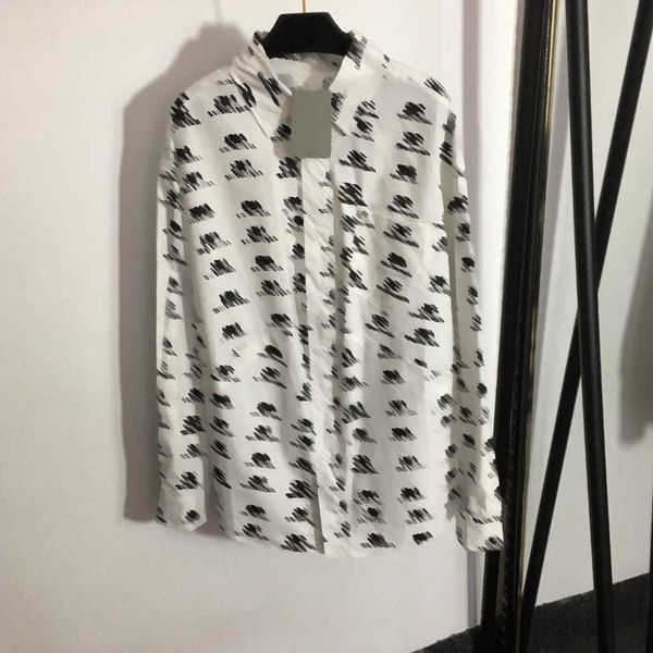 23ss shirt high neck blouse blouses designer women long sleeved shirt full alphabet print lapel shirts women clothes a1, White
23ss shirt high neck blouse blouses designer women long sleeved shirt full alphabet print lapel shirts women clothes a1, White