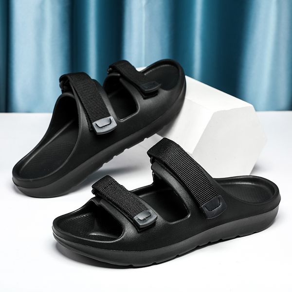 slippers original men brand sandals man beach shoes lightweight eva slides summer men s fashion casual 230407, Black
slippers original men brand sandals man beach shoes lightweight eva slides summer men s fashion casual 230407, Black