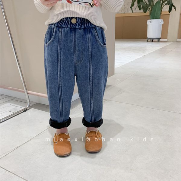 jeans children's plush thick jeans winter jeans korean boys foreign style warm baby casual pants toddler girls' jeans children, Blue
jeans children's plush thick jeans winter jeans korean boys foreign style warm baby casual pants toddler girls' jeans children, Blue