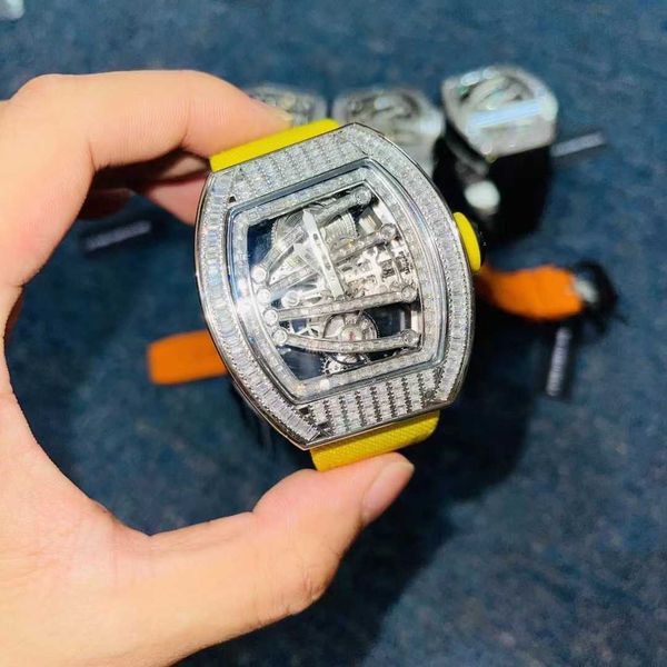 luxury milles richards men's tuo flywheel mechanical watch with hollow out diamond set full sky star personality fashion atmosphere tap, Slivery;black
luxury milles richards men's tuo flywheel mechanical watch with hollow out diamond set full sky star personality fashion atmosphere tap, Slivery;black