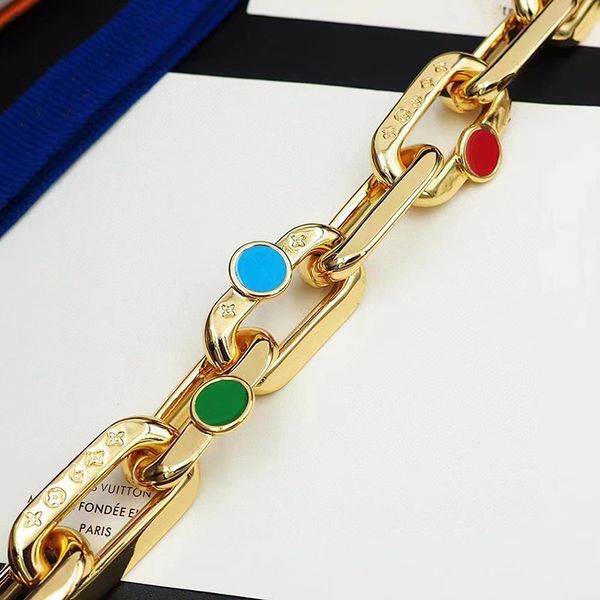 luxury brand designer link chain bracelet for women 18k gold geometry hoop bracelet necklaces earring earings ear rings jewelry gift, Black
luxury brand designer link chain bracelet for women 18k gold geometry hoop bracelet necklaces earring earings ear rings jewelry gift, Black