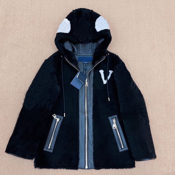 Womens Fur Faux Jackets Winter Wool Woman Coats Fashion Leather Furs Jacket Warm Thick Hooded Windbreaker Classic Letters Coat Tops -L, S1
Womens Fur Faux Jackets Winter Wool Woman Coats Fashion Leather Furs Jacket Warm Thick Hooded Windbreaker Classic Letters Coat Tops -L, S1