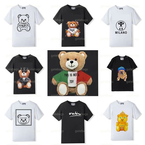 men's plus tees t shirts designer mos women bear print tshirts summer puzzle short sleeve man street style tees woman clothing size sml, Black;brown
men's plus tees t shirts designer mos women bear print tshirts summer puzzle short sleeve man street style tees woman clothing size sml, Black;brown