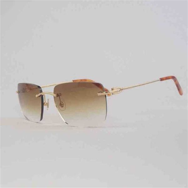 2023 designer glasses new vintage rimless square sunglasses men metal frame women glasses shades culos gafas for driving outdoor 011b, White;black
2023 designer glasses new vintage rimless square sunglasses men metal frame women glasses shades culos gafas for driving outdoor 011b, White;black