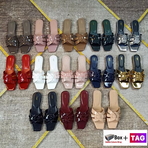 with box womens sandals flat leather interwining straps slide sandal designer luxury women shoes slippers outdoor casual shoe party size 35-, Black
with box womens sandals flat leather interwining straps slide sandal designer luxury women shoes slippers outdoor casual shoe party size 35-, Black