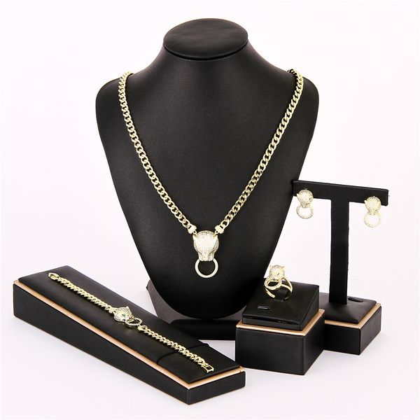 other jewelry sets luizada jun selling accessories wedding jewelry set for women leopard animal pattern necklace bracelet 230407, Silver
other jewelry sets luizada jun selling accessories wedding jewelry set for women leopard animal pattern necklace bracelet 230407, Silver