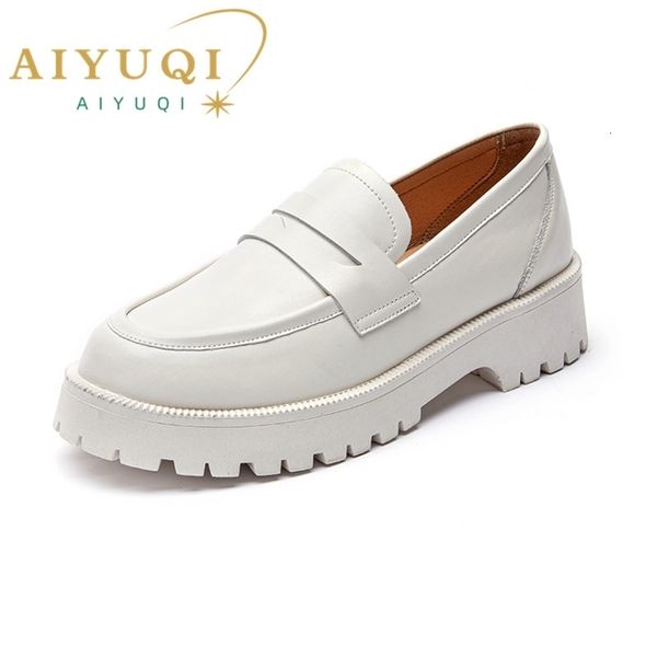 dress shoes aiyuqi spring female british style thick soled college casual loafers genuine leather fashion girls whsle mto 230406, Black
dress shoes aiyuqi spring female british style thick soled college casual loafers genuine leather fashion girls whsle mto 230406, Black