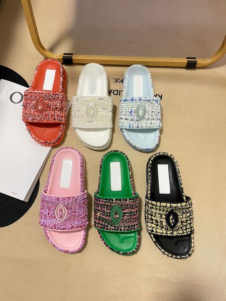 chan c women slippers thick bottoms el flat sandals embroidered woven slipper summer beach plaid weave knit sandal luxury loafers flip flops, Black
chan c women slippers thick bottoms el flat sandals embroidered woven slipper summer beach plaid weave knit sandal luxury loafers flip flops, Black