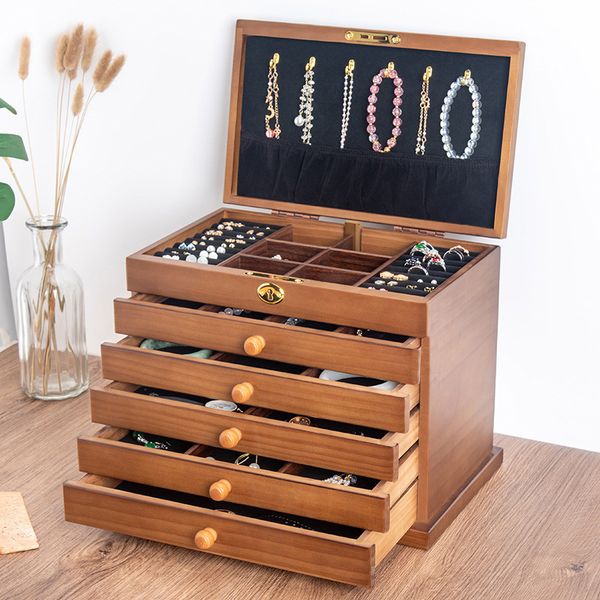 jewelry settings drawer box organizer storage chinese style pine wooden large high capacity luxurious solid wood necklace earrings 230407, Slivery;crystal
jewelry settings drawer box organizer storage chinese style pine wooden large high capacity luxurious solid wood necklace earrings 230407, Slivery;crystal