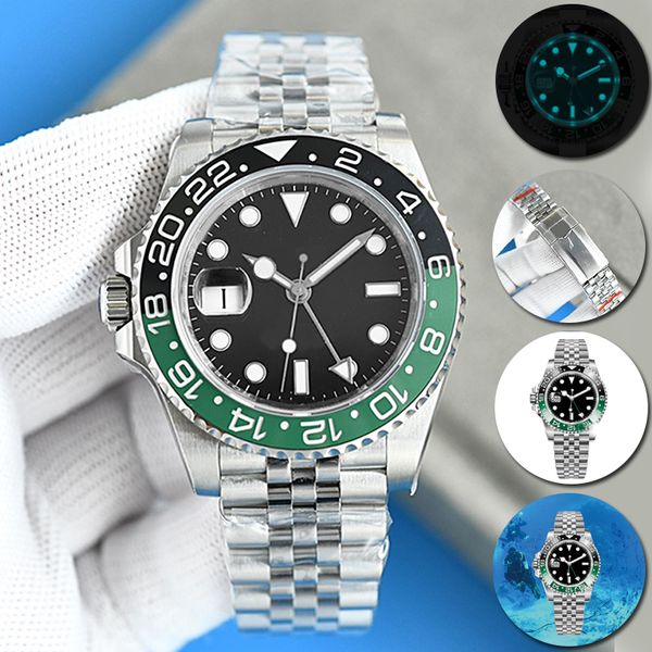 Men's Designer Automatic Watch Mechanical Watch gmt 40mm 904L Stainless Steel Classic Sapphire Luminous Watch Business Casual Montre de Luxe Gift Table
Men's Designer Automatic Watch Mechanical Watch gmt 40mm 904L Stainless Steel Classic Sapphire Luminous Watch Business Casual Montre de Luxe Gift Table
