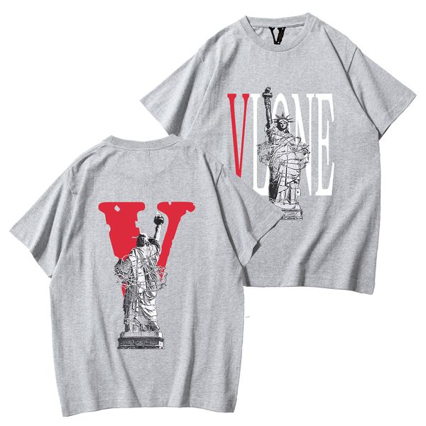 vlone men's t-shirts original design logo summer cartoon collarless short sleeve letter loose versatile t-shirts black white 119, White;black
vlone men's t-shirts original design logo summer cartoon collarless short sleeve letter loose versatile t-shirts black white 119, White;black