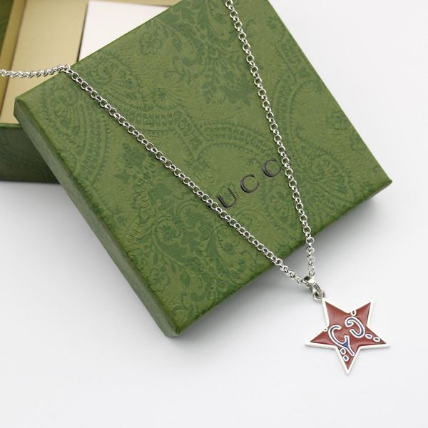 luxury designer necklace classic five-pointed star necklaces for men and women fashionable and versatile couple necklace luxury jewelry acce, Silver
luxury designer necklace classic five-pointed star necklaces for men and women fashionable and versatile couple necklace luxury jewelry acce, Silver