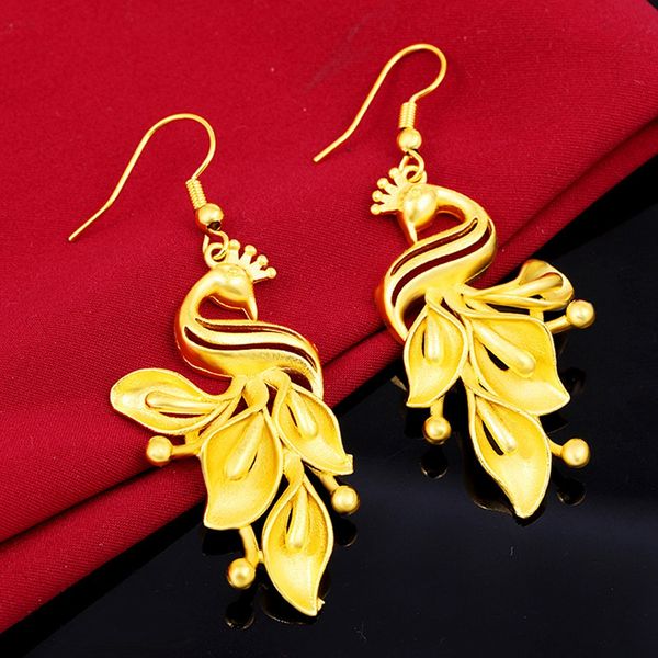 women dangle earrings beautiful phoenix shaped lady bridal 18k yellow gold filled fashion female jewelry gift, Silver
women dangle earrings beautiful phoenix shaped lady bridal 18k yellow gold filled fashion female jewelry gift, Silver