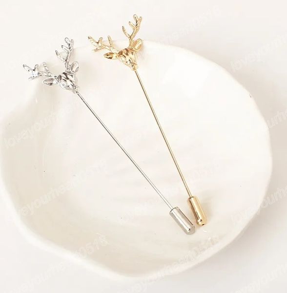 in bulk alloy booches pins for men women suit sweater insert brooch pins jewelry deer head needle corsage, Gray
in bulk alloy booches pins for men women suit sweater insert brooch pins jewelry deer head needle corsage, Gray