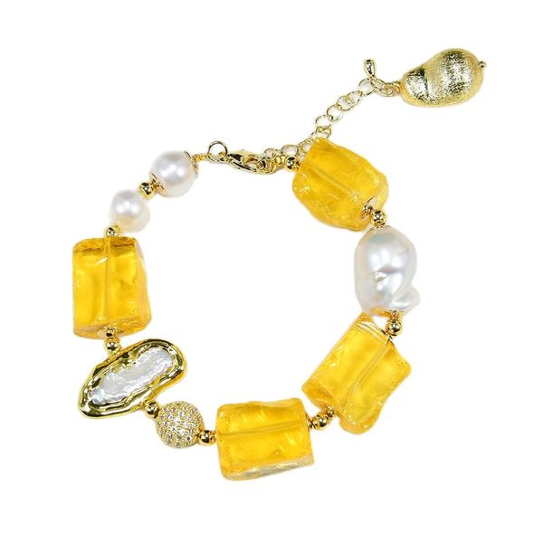 chakras natural yellow glass quartz rough white biwa freshwater keshi pearl bracelet lady jewelry gift, Black
chakras natural yellow glass quartz rough white biwa freshwater keshi pearl bracelet lady jewelry gift, Black