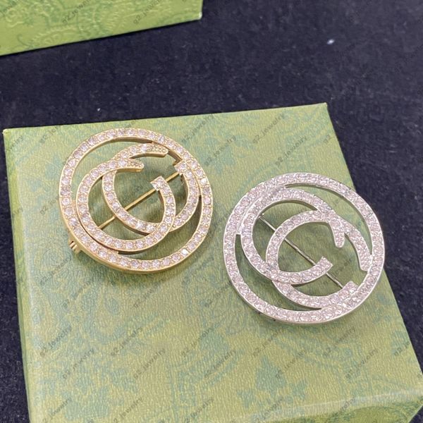 diamond luxury jewelry brooches with boxes, Gray