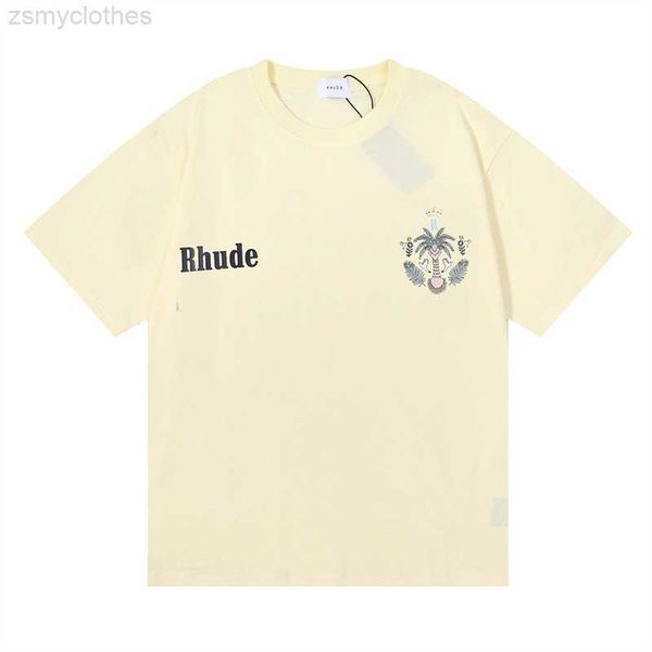 men's t-shirts rhude las palmas coconut crown printed double yarn cotton casual short sleeved t-shirts for men and women, White;black
men's t-shirts rhude las palmas coconut crown printed double yarn cotton casual short sleeved t-shirts for men and women, White;black