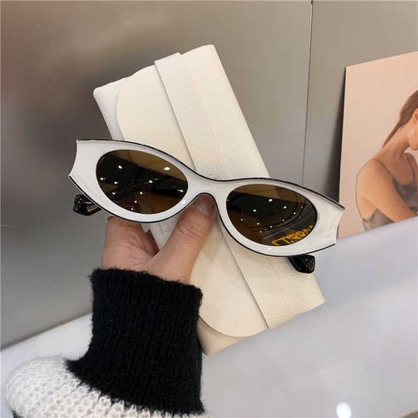 sunglasses modern cat eye small frame sunglass fashion trendy female lady colorful eyewear luxury brand designer popular uv400 women shades, White;black
sunglasses modern cat eye small frame sunglass fashion trendy female lady colorful eyewear luxury brand designer popular uv400 women shades, White;black