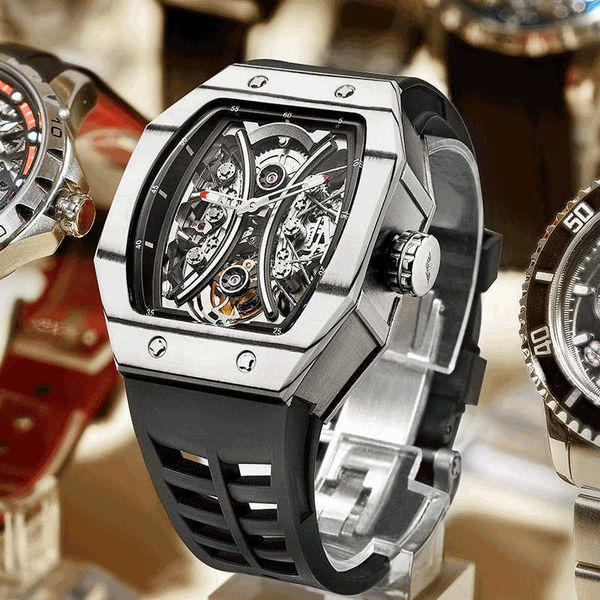 luxury milles swiss registered brand jingli watch richards tourbillon mechanical watch wine bucket dial ayw 5uvb ws01, Slivery;black
luxury milles swiss registered brand jingli watch richards tourbillon mechanical watch wine bucket dial ayw 5uvb ws01, Slivery;black