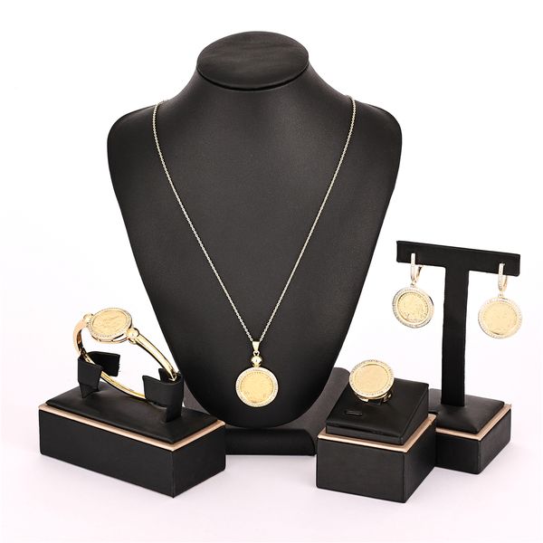 other jewelry sets luizada wedding set womens shiny white stone metal necklace earrings rings bracelets party accessories 230407, Silver
other jewelry sets luizada wedding set womens shiny white stone metal necklace earrings rings bracelets party accessories 230407, Silver