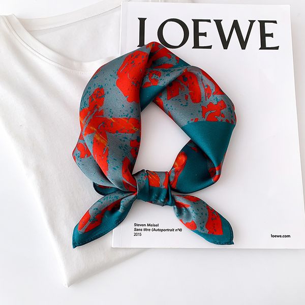 sarongs 100% real silk satin women scarf flower printed foulard femme square head scarfs bandana shawl gift for lady hijab 230407, Blue;gray
sarongs 100% real silk satin women scarf flower printed foulard femme square head scarfs bandana shawl gift for lady hijab 230407, Blue;gray
