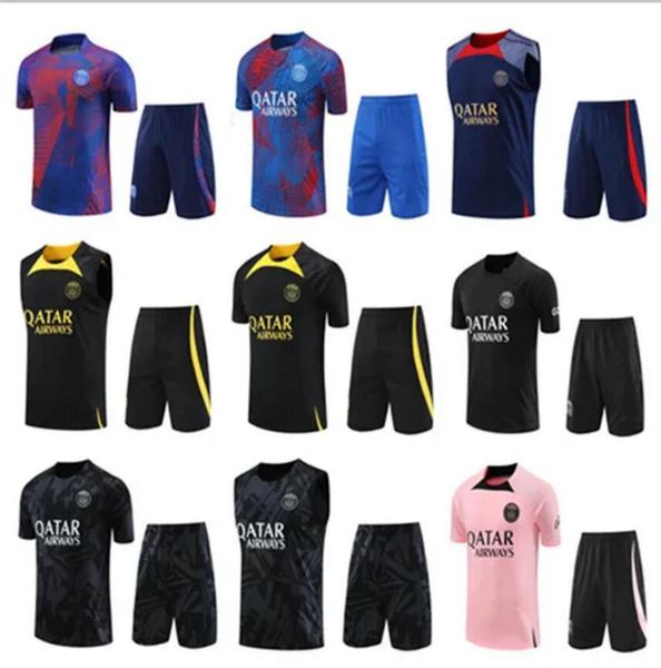 22/23/24 psgs tracksuit soccer jerseys 2022 2023 paris sportswear men training suit short sleeved suit football kit uniform chandal sweatshi, Black;yellow
22/23/24 psgs tracksuit soccer jerseys 2022 2023 paris sportswear men training suit short sleeved suit football kit uniform chandal sweatshi, Black;yellow