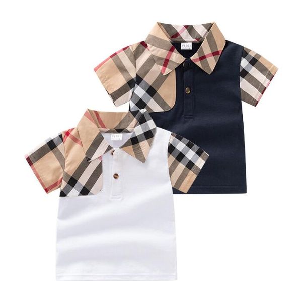 sets t-shirts cute baby boys girls plaid cotton kids short sleeve t-shirt summer children turn-down collar shirt child tees, White
sets t-shirts cute baby boys girls plaid cotton kids short sleeve t-shirt summer children turn-down collar shirt child tees, White