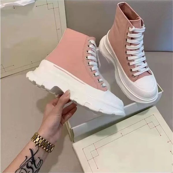 2023 fashion tread slick canvas boots sneaker arrivals platform shoes high triple black white royal pale pink red women casual chaussures
2023 fashion tread slick canvas boots sneaker arrivals platform shoes high triple black white royal pale pink red women casual chaussures