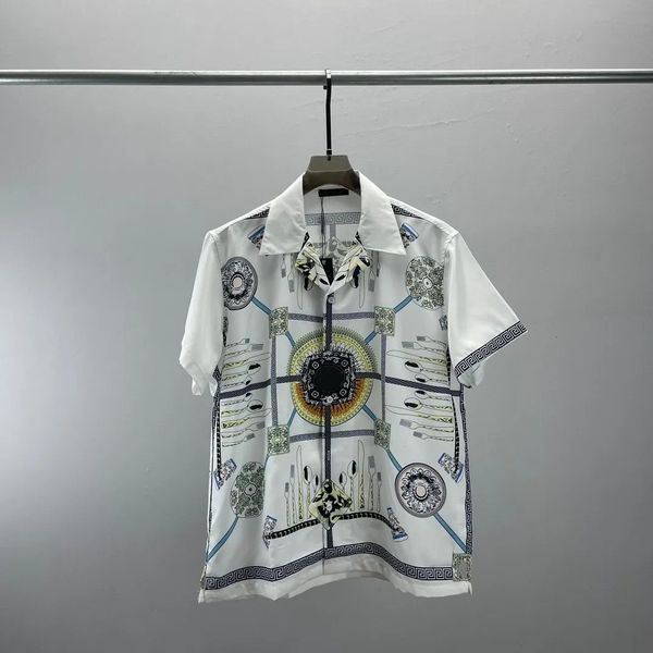 luxury designer shirts mens cardigan shirt fashion print casual shirts men slim fit short sleeve variety top, White;black
luxury designer shirts mens cardigan shirt fashion print casual shirts men slim fit short sleeve variety top, White;black