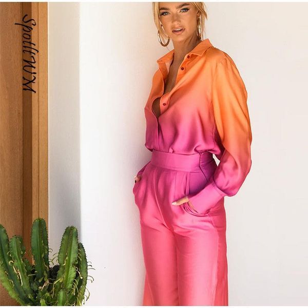 women s two piece pants casual loose gradient blouse 2 set elegant satin long sleeve shirt straight pant outfits 2023 spring high street lad, White
women s two piece pants casual loose gradient blouse 2 set elegant satin long sleeve shirt straight pant outfits 2023 spring high street lad, White