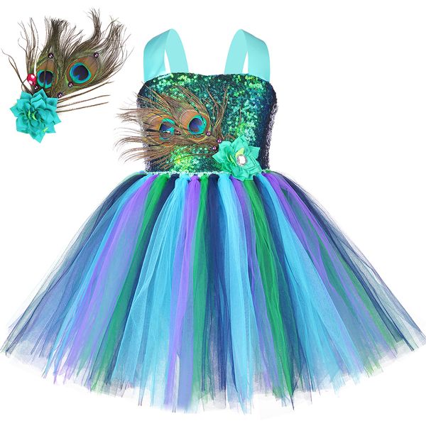 cosplay flower feathers girls peacock tutu dress kids tulle princess peacock costume for girls pageant halloween birthday party gown 230406, Blue
cosplay flower feathers girls peacock tutu dress kids tulle princess peacock costume for girls pageant halloween birthday party gown 230406, Blue