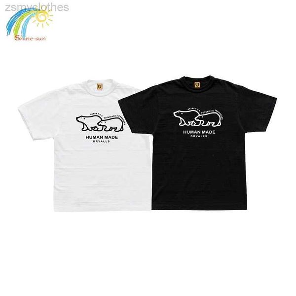 men's t-shirts human made t-shirts men women 1 1 two polar bears print pattern short sleeve oversize new tees, White;black
men's t-shirts human made t-shirts men women 1 1 two polar bears print pattern short sleeve oversize new tees, White;black