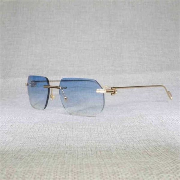 2023 designer glasses vintage rimless square sunglasses men oculos new lens shape shadow metal frame clear reading glasses gafas women outdo, White;black
2023 designer glasses vintage rimless square sunglasses men oculos new lens shape shadow metal frame clear reading glasses gafas women outdo, White;black