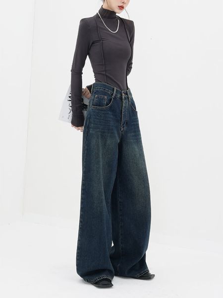 women's jeans high waisted retro blue dark straight jeans for women's harajuku fashion casual loose full matching wide leg drag tr
women's jeans high waisted retro blue dark straight jeans for women's harajuku fashion casual loose full matching wide leg drag tr
