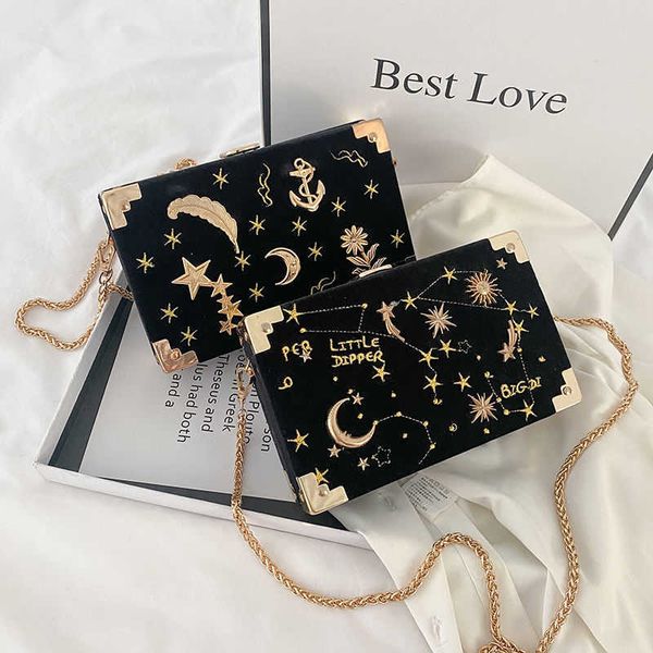 shoulder bags velvet small square for women new korean embroidery fashion versatile chain single messenger box 230404
shoulder bags velvet small square for women new korean embroidery fashion versatile chain single messenger box 230404
