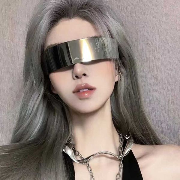 sunglasses y2k future warrior rimless sunglasses one piece lens wrap around cyber punk futuristic men women hip hop party sun glasses 2023 p, White;black
sunglasses y2k future warrior rimless sunglasses one piece lens wrap around cyber punk futuristic men women hip hop party sun glasses 2023 p, White;black