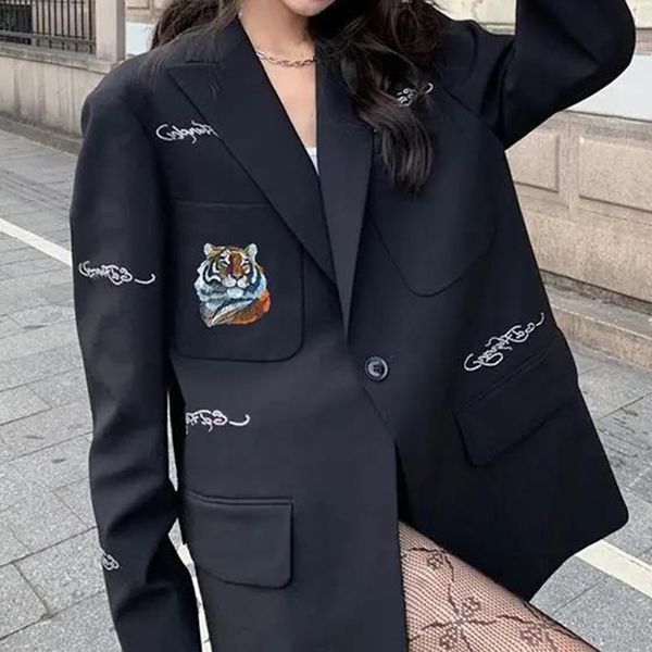 women s suits blazers 2023 spring black design suit women s loose thin patchwork coat cotton casual blazer feminino coats 230407, White;black
women s suits blazers 2023 spring black design suit women s loose thin patchwork coat cotton casual blazer feminino coats 230407, White;black