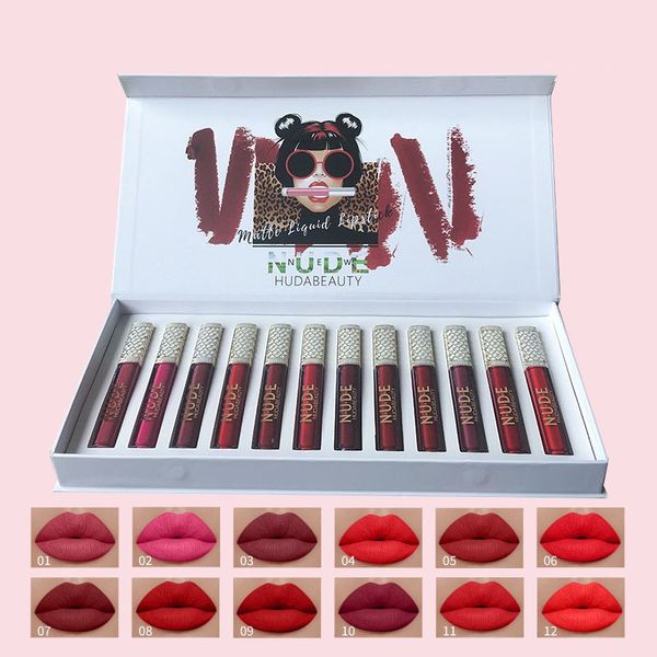 12pcs Matte Liquid Lipsticks Lip Gloss Sets Nude Lipgloss Beauty Makeup Cosmetics Kit
12pcs Matte Liquid Lipsticks Lip Gloss Sets Nude Lipgloss Beauty Makeup Cosmetics Kit