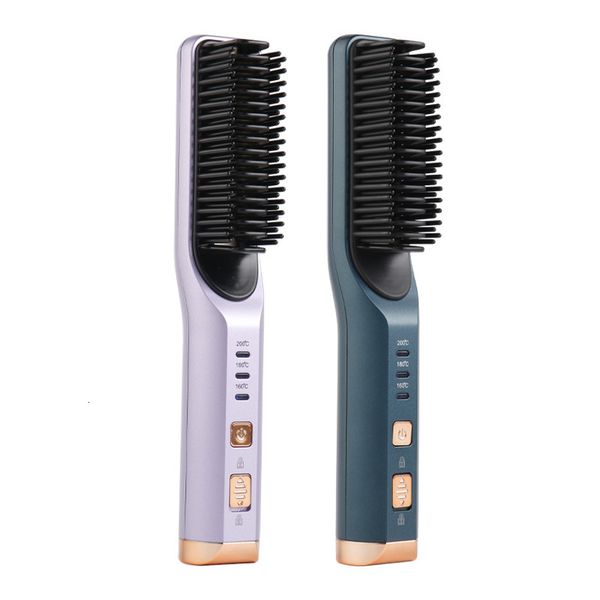 hair straighteners wireless straightening brush straightener portable comb curling irons usb rechargeable curler styling tools 230406, Black
hair straighteners wireless straightening brush straightener portable comb curling irons usb rechargeable curler styling tools 230406, Black