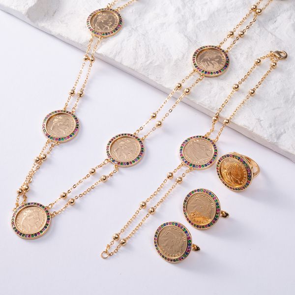 other jewelry sets fashion 18k gold color necklace set earrings for women wedding gift young lady accessories copper light weight 230407, Silver
other jewelry sets fashion 18k gold color necklace set earrings for women wedding gift young lady accessories copper light weight 230407, Silver