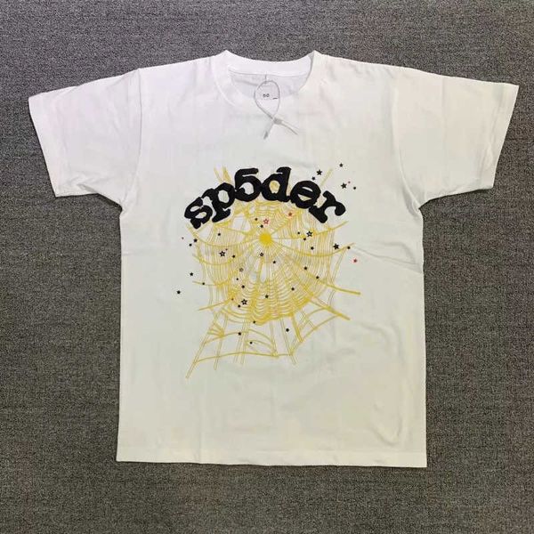 

Men' T-Shirts Fashion Sp5der 555555 designer 2023 year old spider cotton t-shirt men women high quality young bandit T Shirt