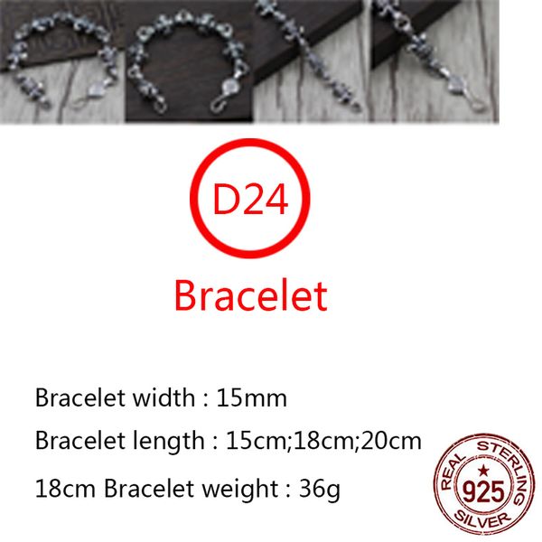 d24 s925 sterling silver bracelet hip hop street fashion couple jewelry personalized punk style solid anchor letter lover gift, Golden;silver
d24 s925 sterling silver bracelet hip hop street fashion couple jewelry personalized punk style solid anchor letter lover gift, Golden;silver