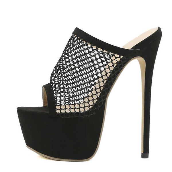 new slippers new peep toe platform heels black mesh slippers summer sandals fashion slip on slides women mule party stripper shoes 230406
new slippers new peep toe platform heels black mesh slippers summer sandals fashion slip on slides women mule party stripper shoes 230406