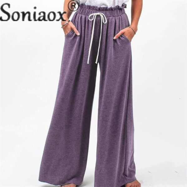 womens pants capris elegant high waist drawstring loose straight long pants women comfortable casual solid color splicing pocket female trou, Black;white
womens pants capris elegant high waist drawstring loose straight long pants women comfortable casual solid color splicing pocket female trou, Black;white