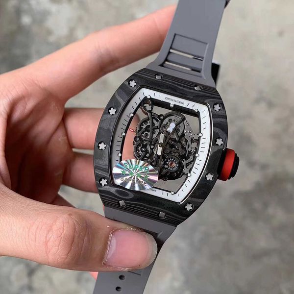 luxury milles richards business leisure men's fully automatic mechanical watch carbon fiber atmosphere sports fashion cutout miller fas, Slivery;black
luxury milles richards business leisure men's fully automatic mechanical watch carbon fiber atmosphere sports fashion cutout miller fas, Slivery;black